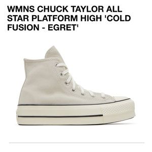 WMNS CHUCK TAYLOR ALL STAR PLATFORM HIGH 'COLD FUSION - EGRET